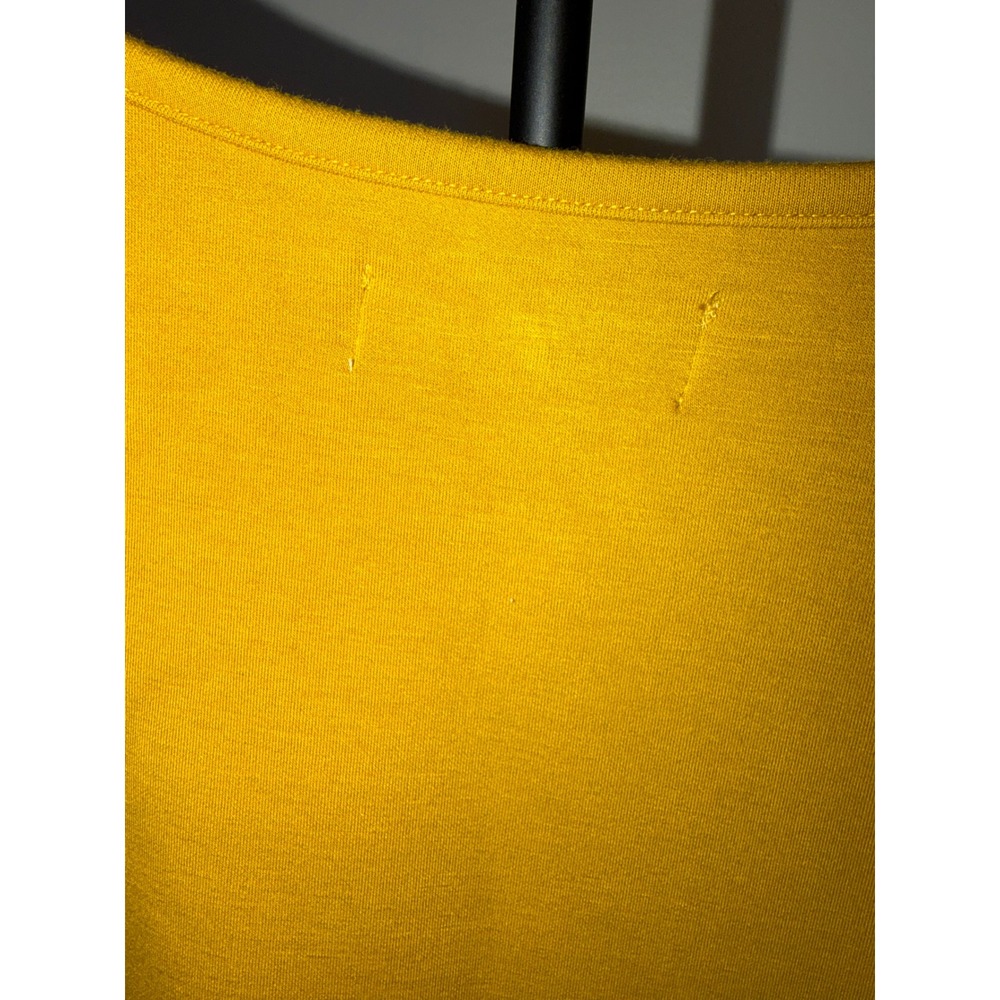 The Willow Tree Boutique Long Sleeve Top Women XS Mustard Yellow Drop Shoulder - Picture 7 of 7